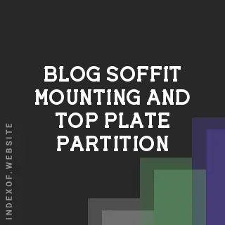 Soffit Mounting and Top Plate Partition Attachment: Framing Guide | Logo - Indexof
